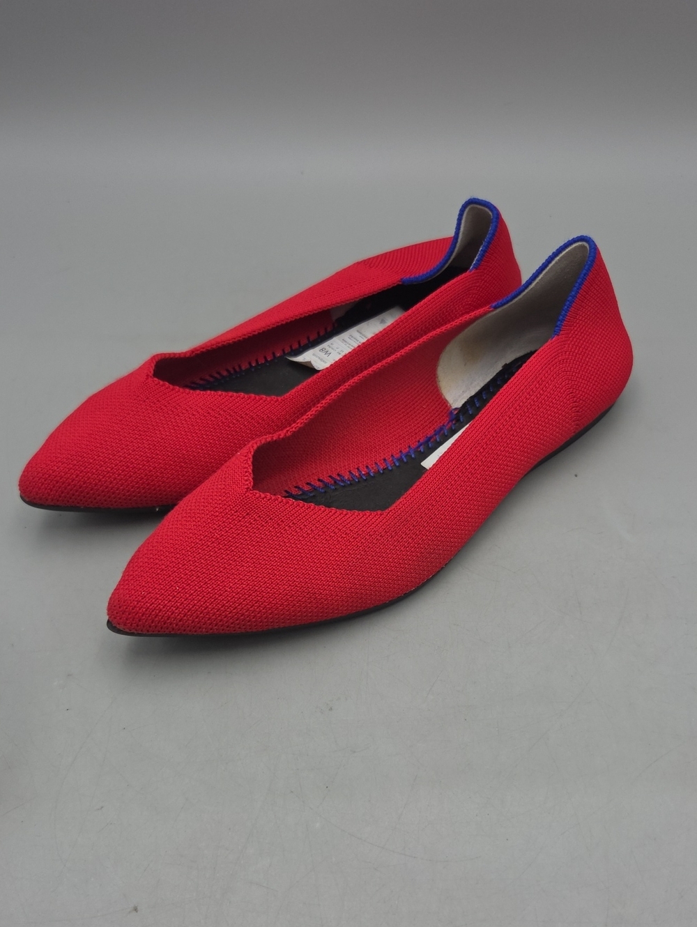 Rothy's The Point - Women's Size 8 Red Slip On Ballet Flats